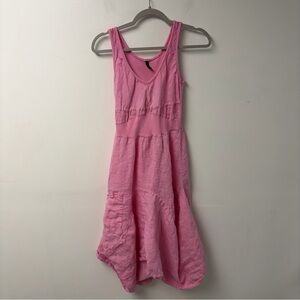 Inizio Magic 2 Pocket Sleeveless Asymmetrical‎ Handkerchief Bubble Dress Large